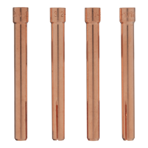 Набор цанг для электрода 1,6мм, 2,0мм, 2,4мм, 3,2 мм Denzel