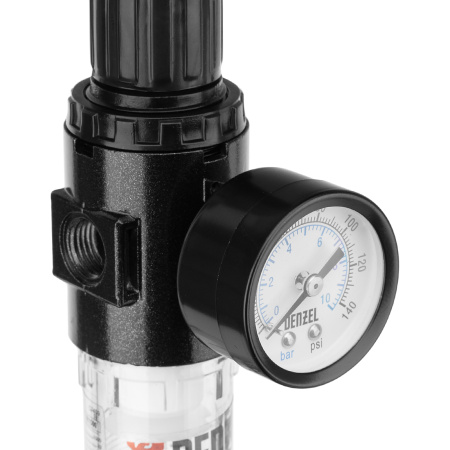 Фильтр-регулятор FR1500, 10 бар, 1500 л/мин, 1/4" Denzel цена