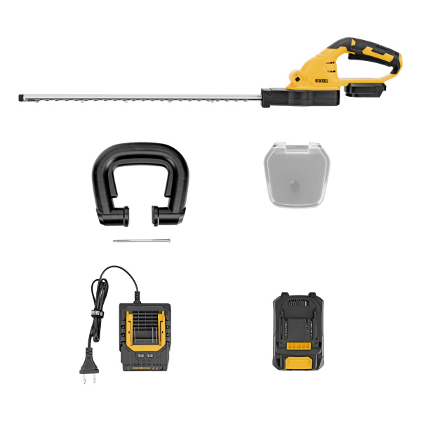 Кусторез аккумуляторный HTD-510, нож 510 мм, Li-Ion, 20 В Denzel цена