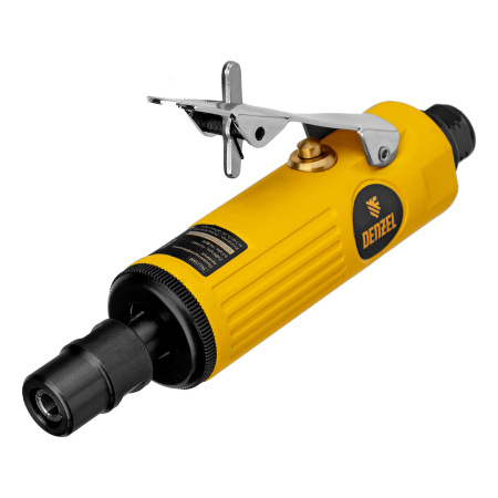 Пневмошлифмашина прямая PGS25000, 25000 об/мин, 10 шлиф. камней, цанга - 3, 6 мм, 113 л/мин Denzel цена