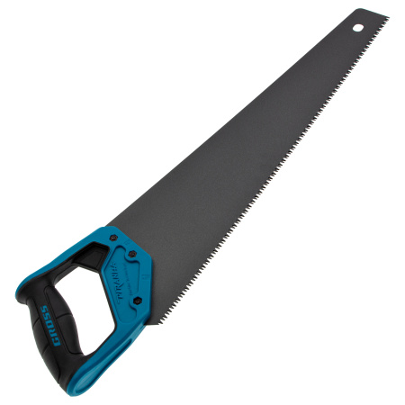 Ножовка по дереву "PIRANHA", 500 мм, 7 TPI, 3D-зуб, тефлоновое покрытие полотна, двухкомпонентная рукоятка Gross цена