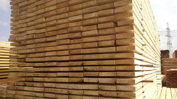 Доска обрезная 50х250х6000