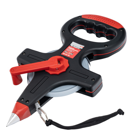 Рулетка геодезическая, 50 м х 12,5 мм, металлическая лента, открытый корпус Matrix цена