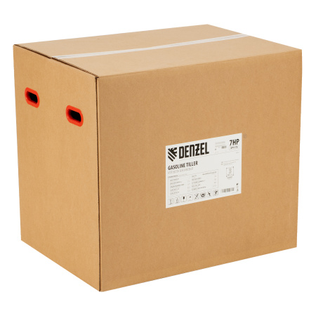 Мотоблок DPT-170, 7 л.с., ремен.сцеп, шир 85 см, глуб 35 см,фрез 3х3,ШОМ,скор 2В/1Н,кол 8" Denzel