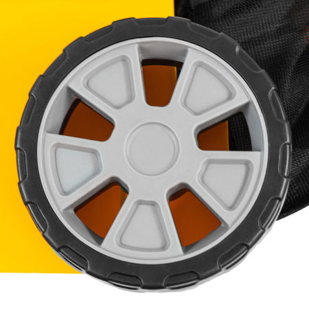 Газонокосилка электрическая GM-1600, 1600 Вт, ширина 36 см, 3 уровя, травосборник 35 л. Denzel цена