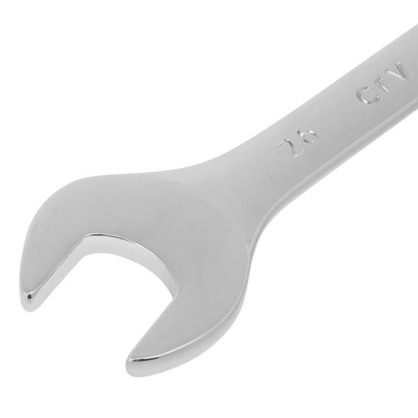 Ключ комбинированный, 26 мм, CrV, полированный хром Matrix