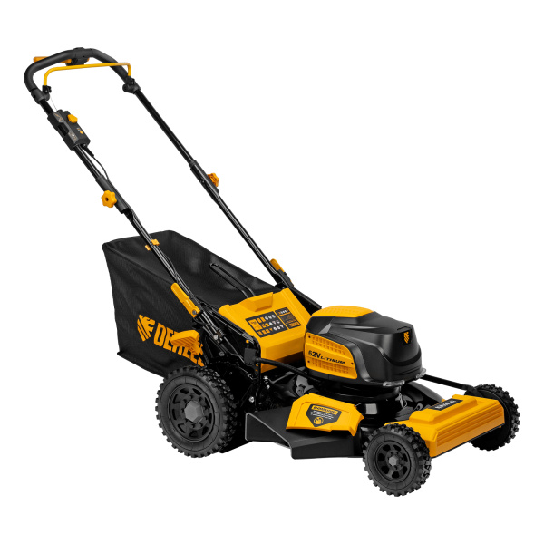 Газонокосилка аккумуляторная бесщет., RLMS560-62, привод, 560 мм, Li-ion, 62В Denzel цена