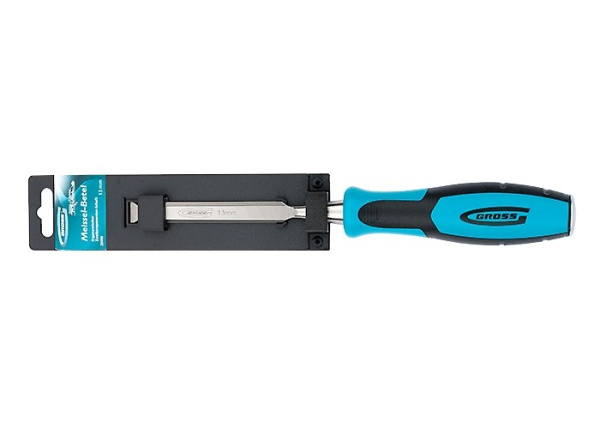 Долото-стамеска Piranha, 13 мм, двухкомпонентная эргономичная рукоятка Gross цена