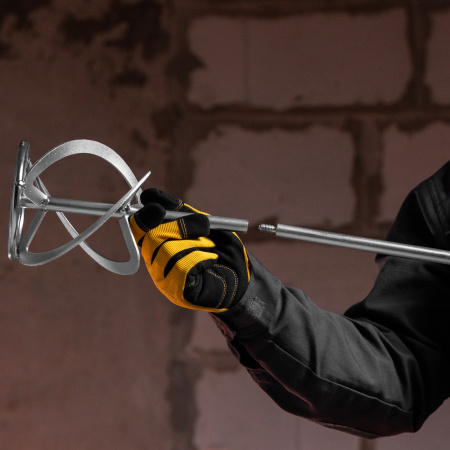 Миксер строительный EM-1-1220, 1220 Вт, 0-480/0-800 об/мин Denzel