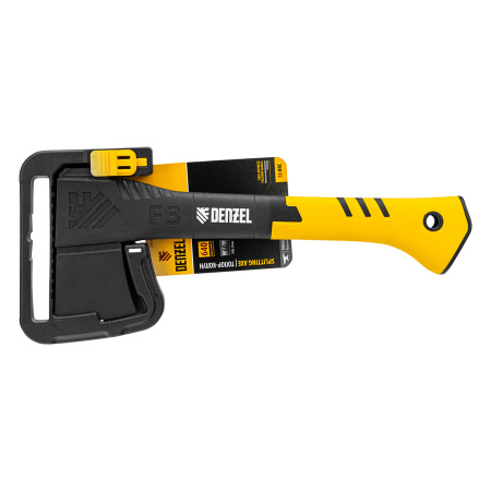 Топор-колун, F3, 640 гр, двухкомпонентная рукоятка, 320 мм// Denzel цена