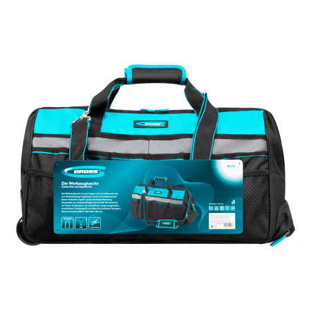 Сумка для инструмента, 500х280х290мм, выдвижная рукоятка, колеса, наплечный ремень Gross цена