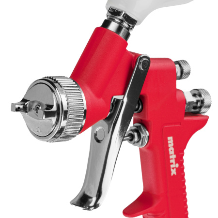 Краскораспылитель HP пневмат. с верхним бачком V= 0,6 л, сопло диаметром 1.7 мм Matrix цена