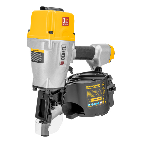 Нейлер пневматический CN90 для гвоздей CNW от 50 до 90 мм// Denzel
