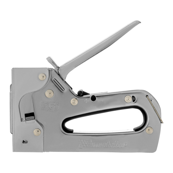 Степлер мебельный металлический регулируемый, тип скобы 53, 6-14 мм Matrix Professional цена