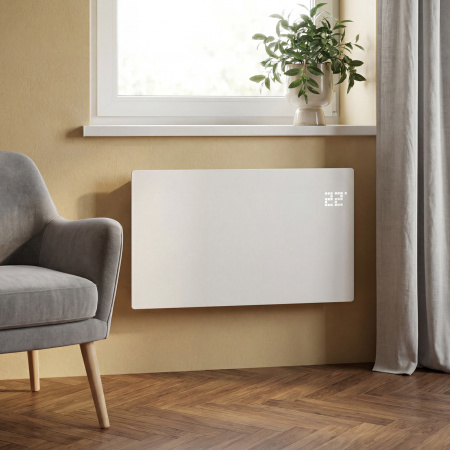 Конвектор электрический OptiPrime-2000, Wi-Fi, тачскрин, цифровой термостат, 2000 Вт Denzel