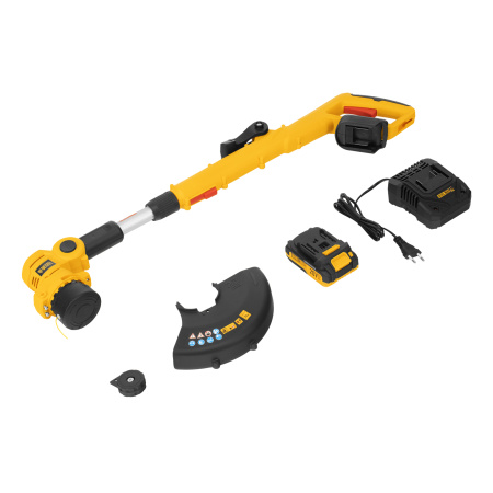 Триммер аккумуляторный GT-230, 230 мм, Li-Ion, 20 В Denzel цена