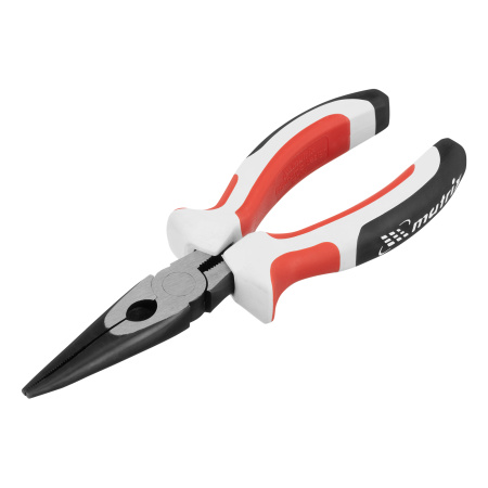 Длинногубцы прямые Premium, 160 мм, трехкомпонентные рукоятки Matrix