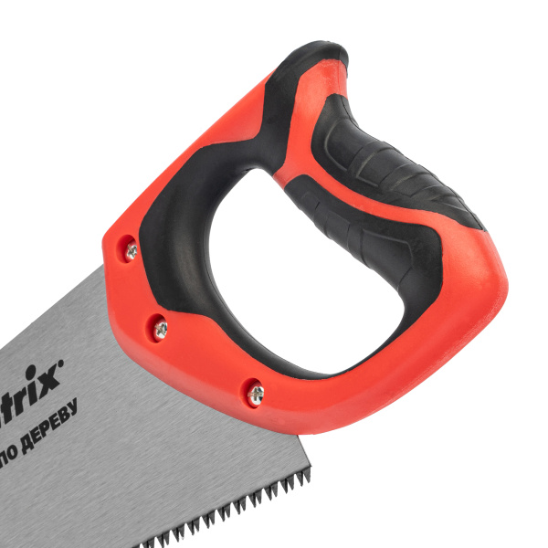 Ножовка по дереву, 450 мм, 7-8 TPI, зуб-3D, каленый зуб, двухкомпонентная рукоятка Matrix цена