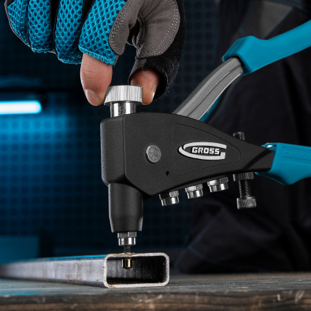 Заклепочник для резьбовых заклепок, заклепки М3, М4, М5, M6 Gross цена