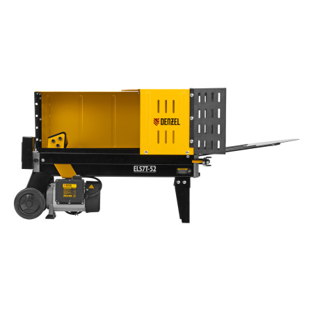 Дровокол электрический ELS7T-52, 2300 Вт, сила раскола 7т, макс. размеры полена D250 x 520 мм Denzel цена