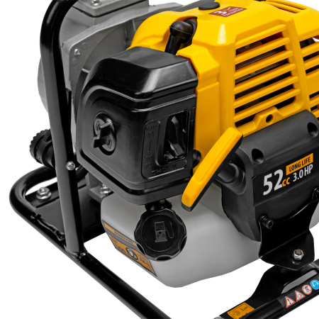 Мотопомпа бензиновая для чистой воды PX-25, 52 см3, 1", 170 л/мин, глуб 8 м, напор 30 м Denzel