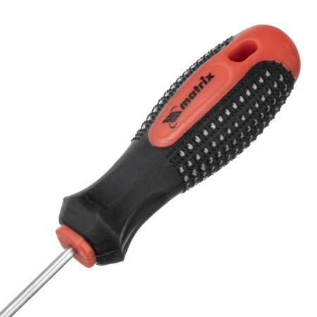 Отвертка Fusion, SL3 х 100 мм, CrV, трехкомпонентная рукоятка "Anti slip" Matrix