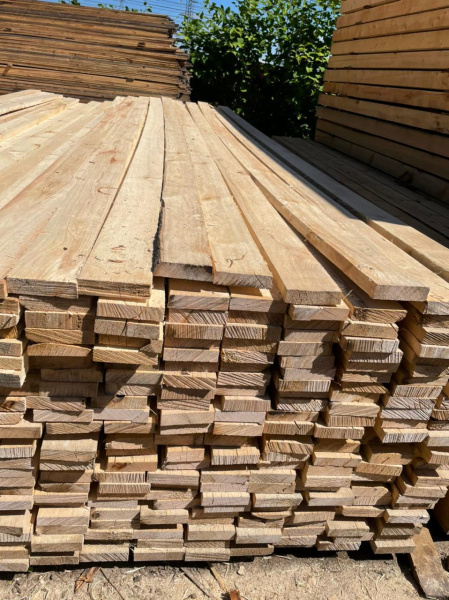 Доска обрезная для опалубки 25х100х6000 мм Осина ТУ