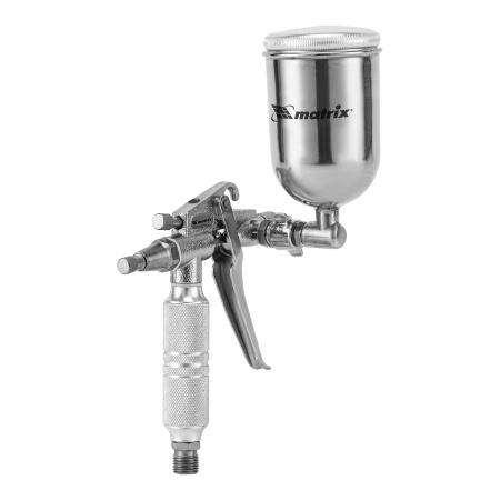 Краскораспылитель пневматический для финишных работ с верхним бачком V 0,1 л, сопло D 0.5 мм Matrix цена