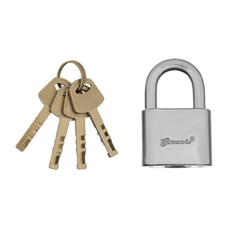 Замок навесной, хромированное покрытие 40 мм Matrix цена