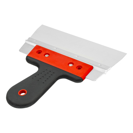 Шпатель фасадный из нержавеющей стали, 200 мм, узкое полотно, двухкомпонентная ручка Matrix цена