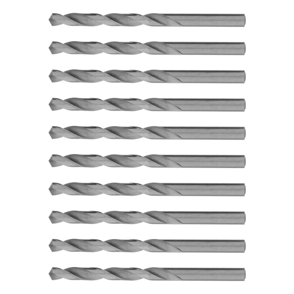 Сверло по металлу, 8 мм, полированное, HSS, 10 шт, цилиндрический хвостовик Matrix