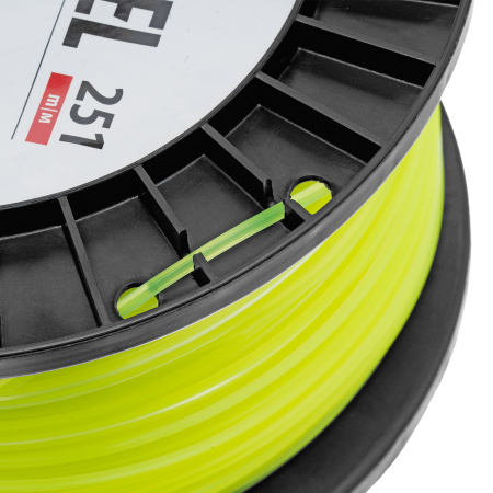 Леска для триммера квадрат, 2,0мм х 251м, на DIN катушке FLEX CORD Denzel цена