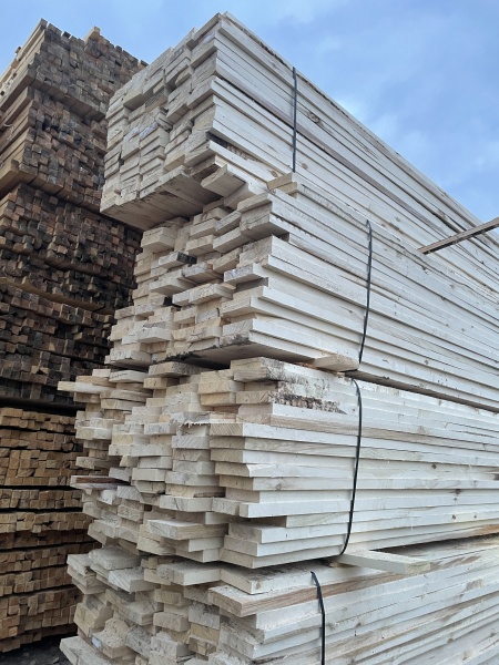 Доска обрезная для опалубки 40х150х6000 мм Осина ТУ