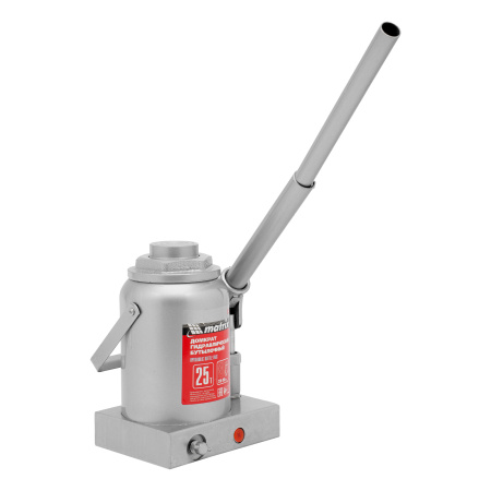 Домкрат гидравлический бутылочный, 25 т, высота подъема 230-360 мм Matrix цена