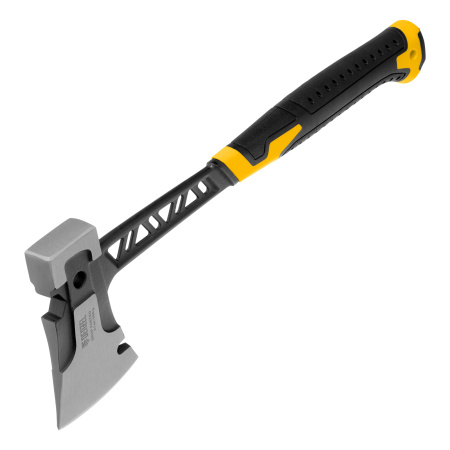 Топор цельнокованый 600 г, двухкомпонентная обрезиненная рукоятка Denzel цена