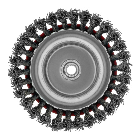 Щетка для УШМ, 150 мм, М14, "чашка", крученая проволока 0.8 мм Matrix