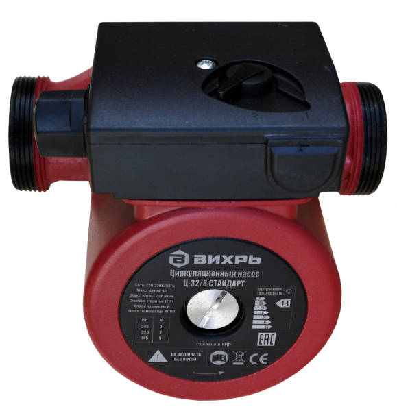 Циркуляционный насос Вихрь Ц-32/8 СТАНДАРТ 68/7/10