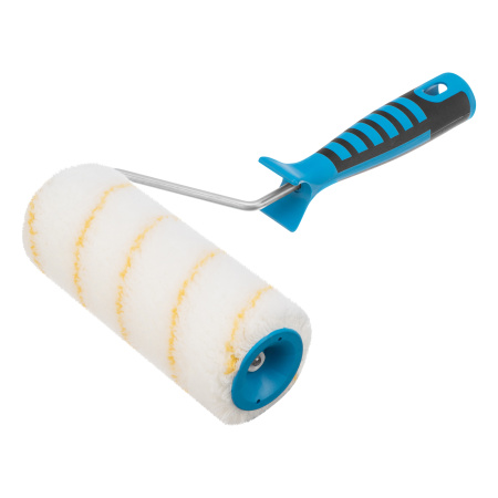 Валик для внутренних работ синтетический, с двухком.ручкой, 180 мм, ворс 12 мм, D 48 мм, D ручки 6 мм, полиакрил Matrix цена