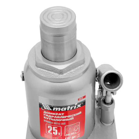 Домкрат гидравлический бутылочный, 25 т, высота подъема 230-360 мм Matrix цена