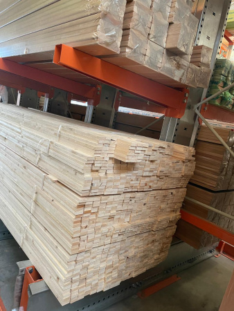 Брусок-рейка строганная сухая 10х30х2500 мм Хвоя