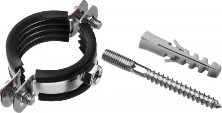 Хомут в комплекте со шпилькой и дюбелем 4 (106-111мм)