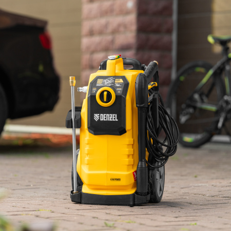 Моечная машина высокого давления K 90 Power, 3100 Вт, 220 бар, 600 л/ч, асинх. двиг.// Denzel