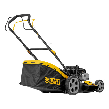 Газонокосилка бензиновая GLR-510SP-ZS, 171 см3, ширина 51 см, привод, травосборник 65 л Denzel цена