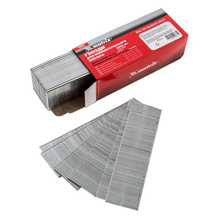 Гвозди для пневматического нейлера, длина 35 мм, ширина 1.25 мм, толщина 1 мм, 5000 шт Matrix цена