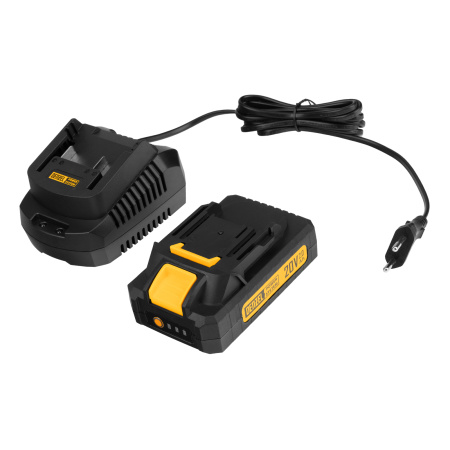 Портативная аккумуляторная газонокосилка CLM-22, Li-ion, 20В, 220 мм // Denzel цена