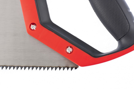 Ножовка по дереву, 450 мм, зуб 2D, каленый крупный зуб 5-6 TPI, двухкомпонентная рукоятка Matrix цена