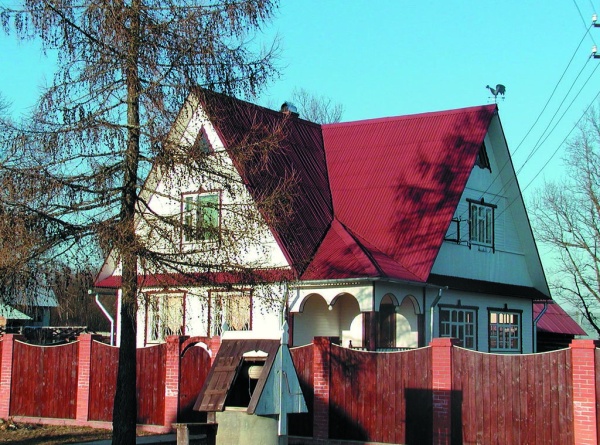 Кровельный лист Ондулин красный 1,95х0,95 м 3 мм