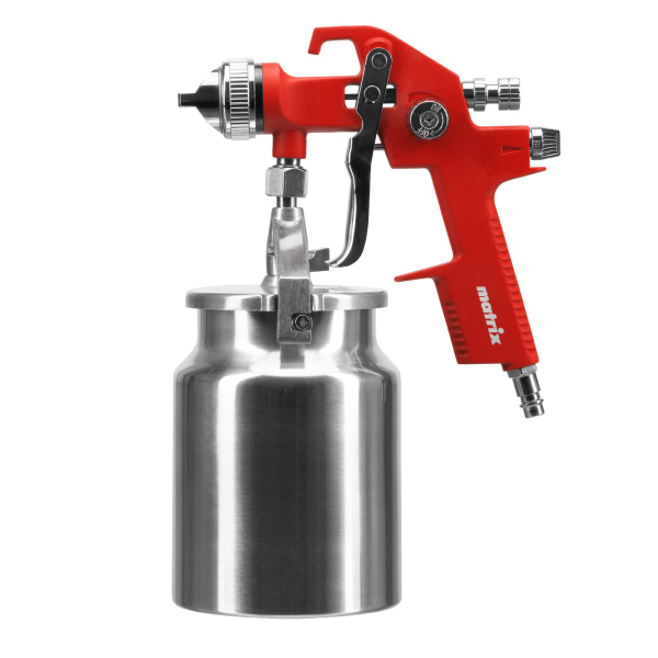 Краскораспылитель HVLP пневмат. с нижним бачком V= 1 л, сопло диаметром 1.4 мм Matrix цена
