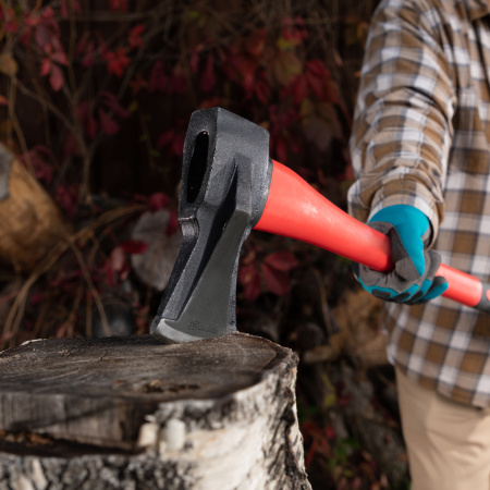 Топор-колун с клиновидным полотном 2000 г, фибергласовое обрезиненное топорище 880 мм Matrix цена