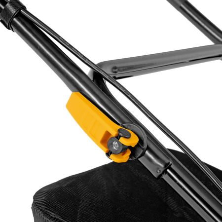 Газонокосилка аккумуляторная бесщет. DLM-460, 460 мм, травосб. 65 л., Li-Ion, 40 В Denzel цена